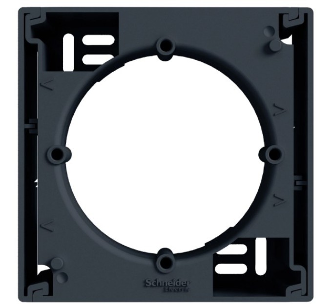 Коробка для зовнішнього монтажу 1-постова антрацит Schneider Electric Asfora EPH6100171