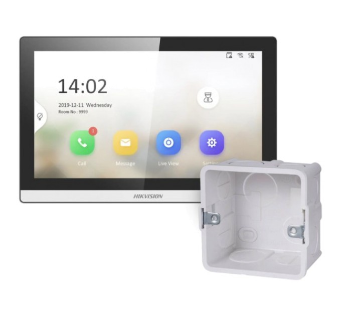 Комплект Hikvision DS-KH6350-WТE1 + DS-KAB86 купити.