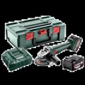 Акумуляторна кутова шліфувальна машина Metabo W 18 L 9-125 (602247510)