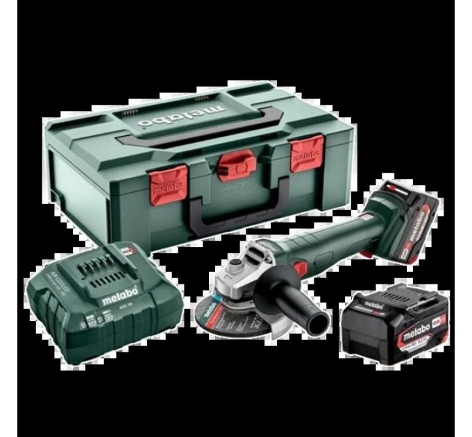 Акумуляторна кутова шліфувальна машина Metabo W 18 L 9-125 (602247510)