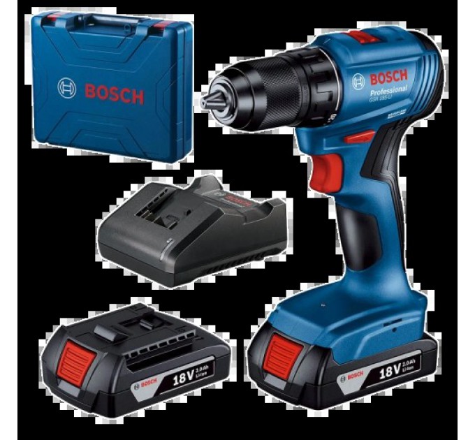 Акумуляторний безщітковий шурупокрут Bosch Professional GSR 185-LI (06019K3000) купити.