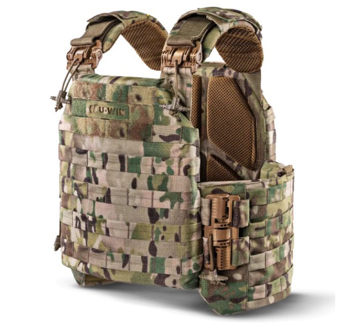 Плитоноска / тактичний жилет зі швидким скиданням U-WIN Plate Carrier PRO мультикам купити.