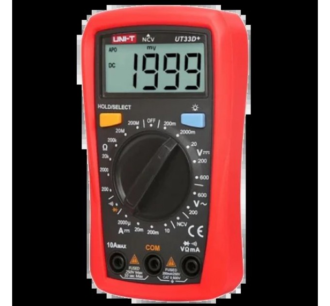 Цифровий мультиметр UNI-T UT-33D+ купити.