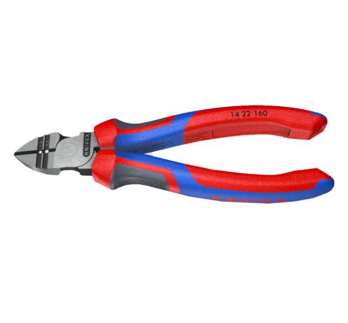 Кусачки бічні для видалення ізоляції KNIPEX 14 22 160 купити.