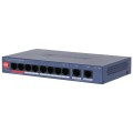 Комутатор 8 портів керований Dahua DH-CS4010-8GT-110-V2 PoE купити.