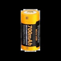 Акумулятор 700 UP mAh Li-ion micro usb зарядка Fenix Fenix 16340