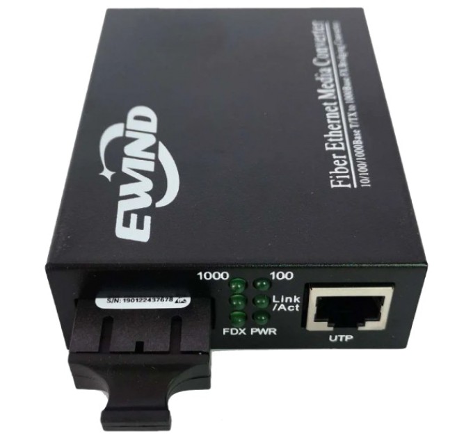 Медіаконвертер Ewind EW-810GS-20 1000M купити.