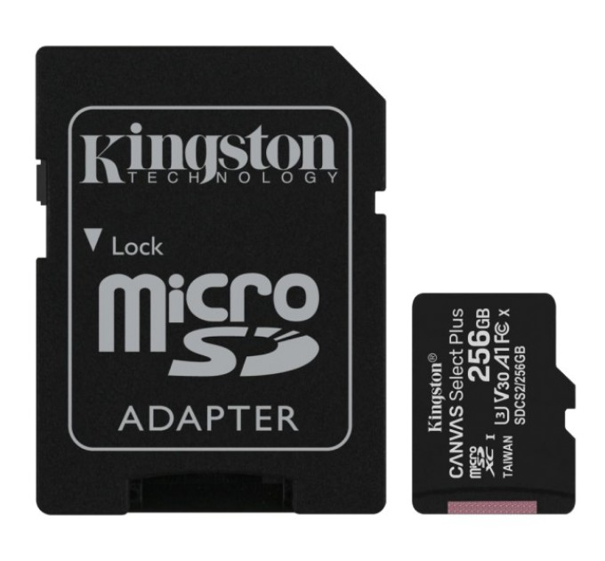 Карта пам’яті  Kingston 256GB microSDXC